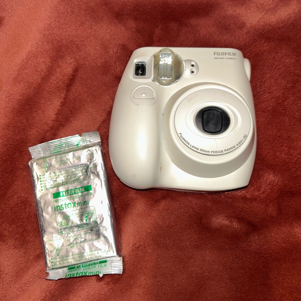 White instax camera